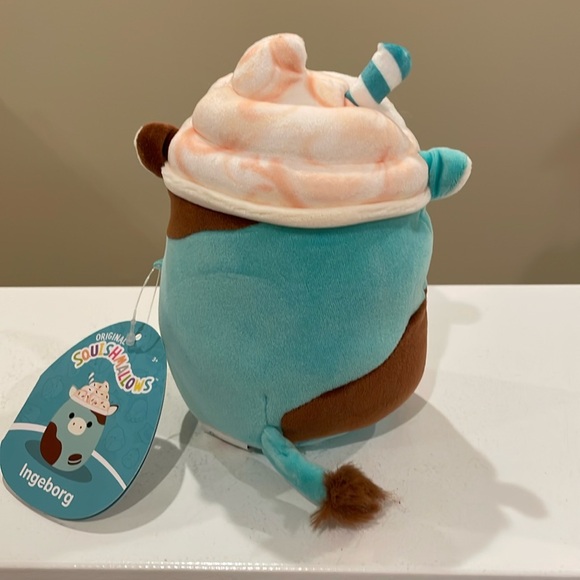 NWT 5” Ingeborg the Mint Chocolate Milkshake Cow Squishmallow -Crossover SquadS2 - Picture 2 of 4